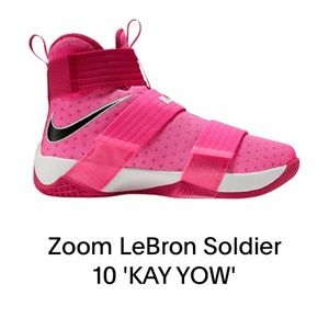 Nike "Think Pink" / "Kay Yow" LeBron Soldier X 10
